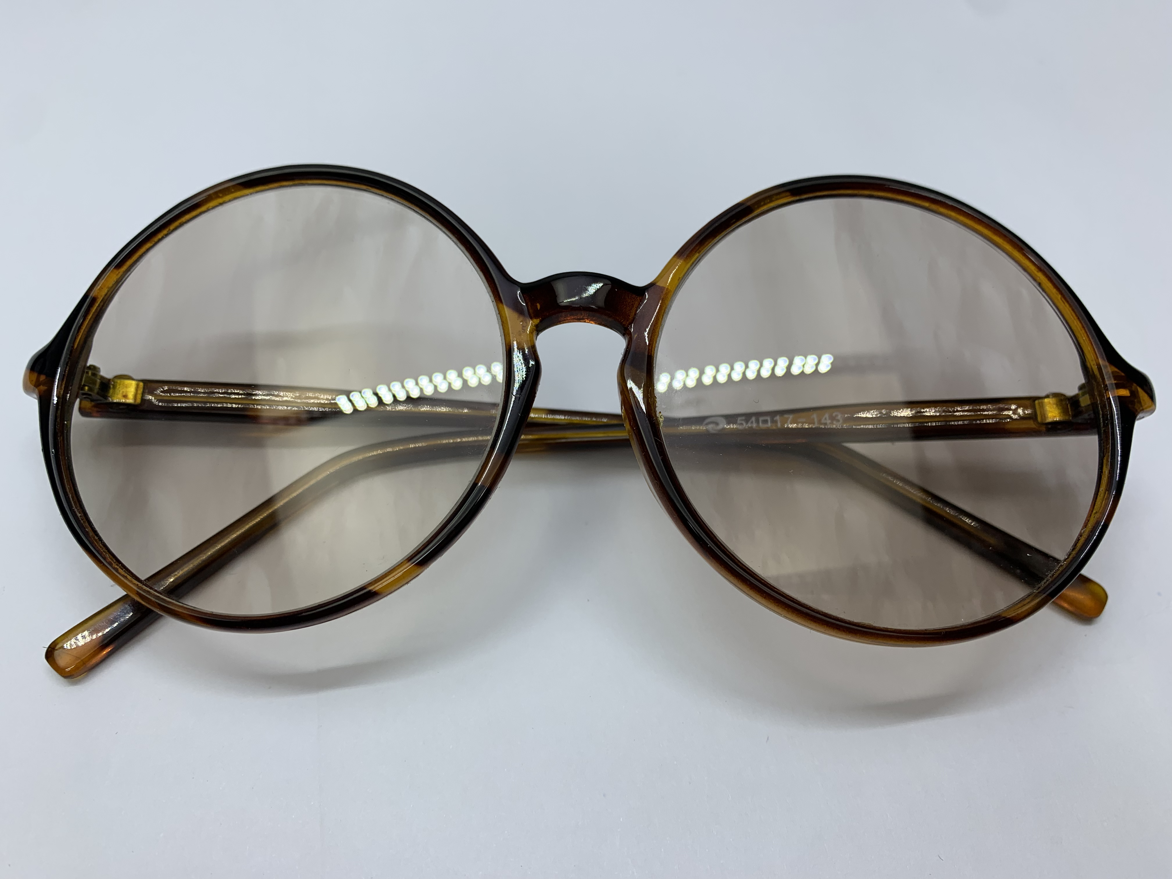 天然水晶眼镜男士复古圆形时尚太阳镜高清养目带石纹