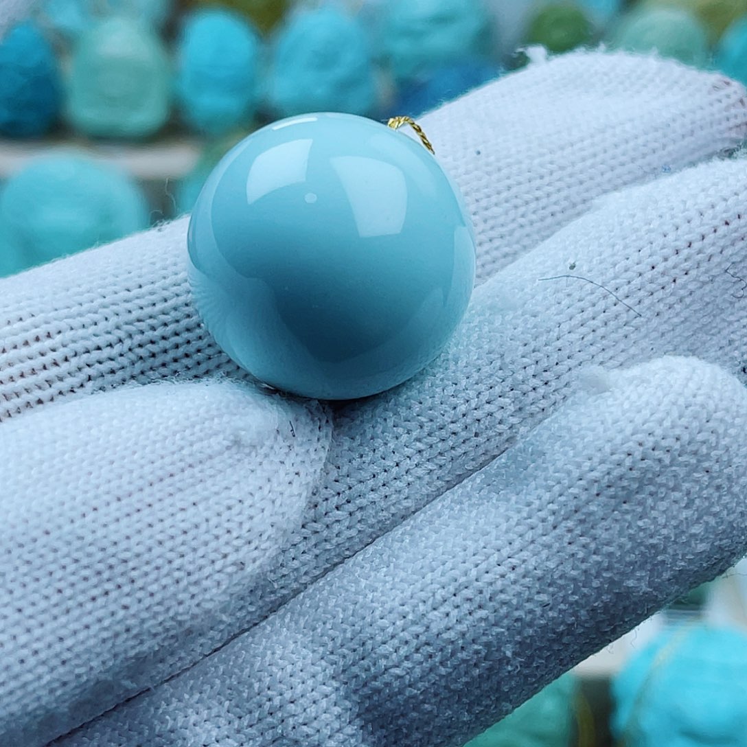 绿松石未镶嵌珠宝奇石配饰21