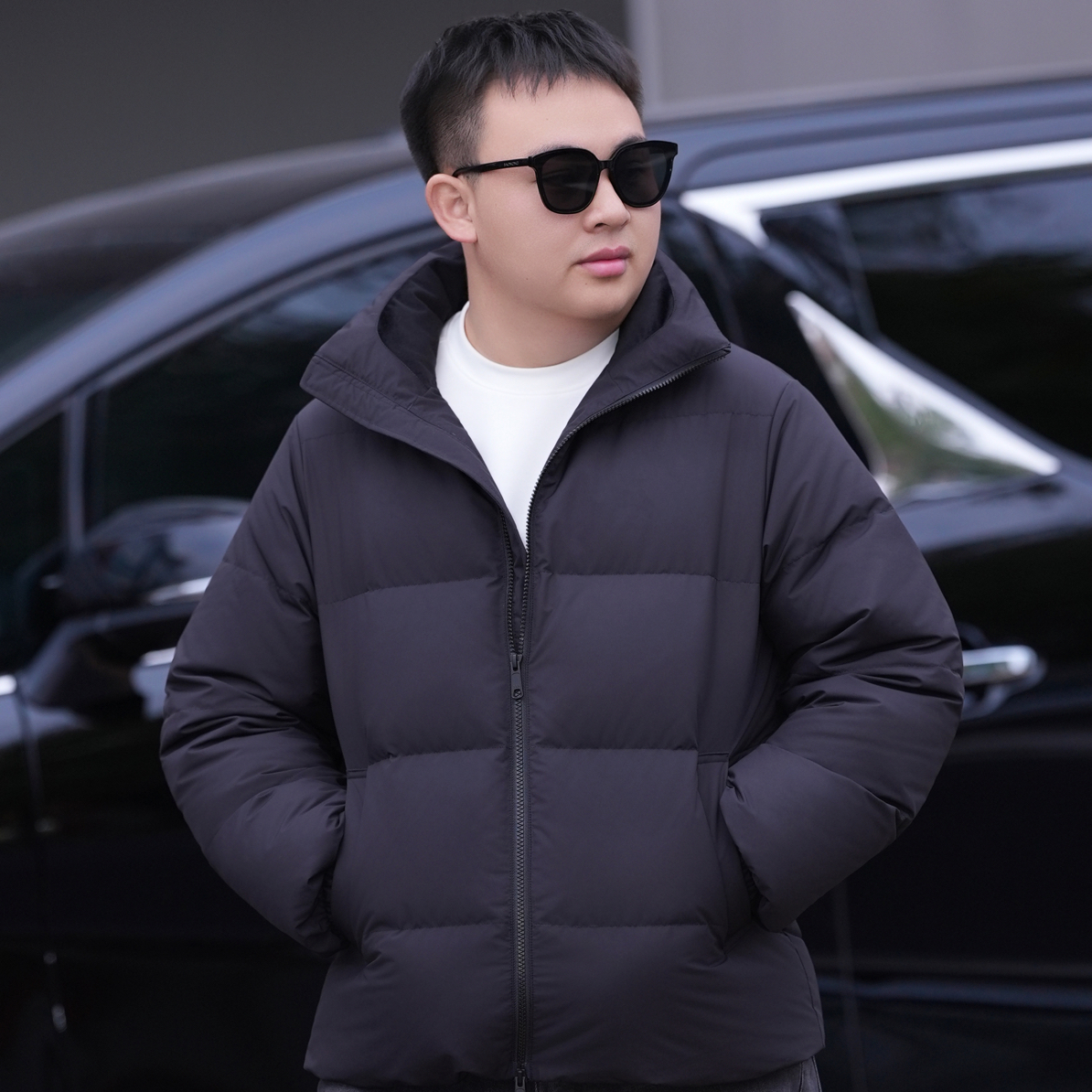 帆宝妈咪2025年鹅绒服男装