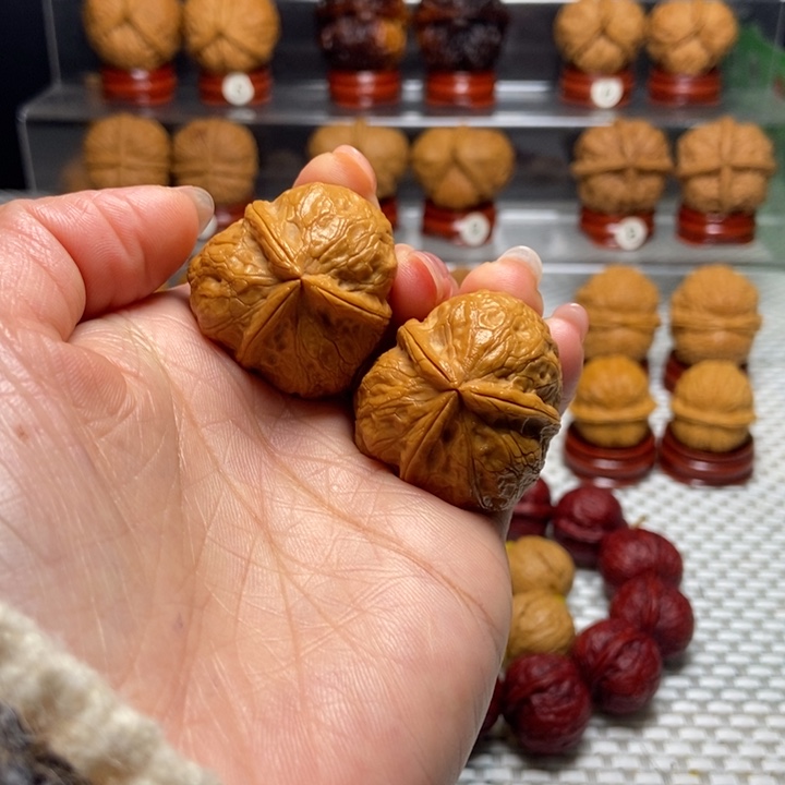 把件文玩核桃23小粽子三棱