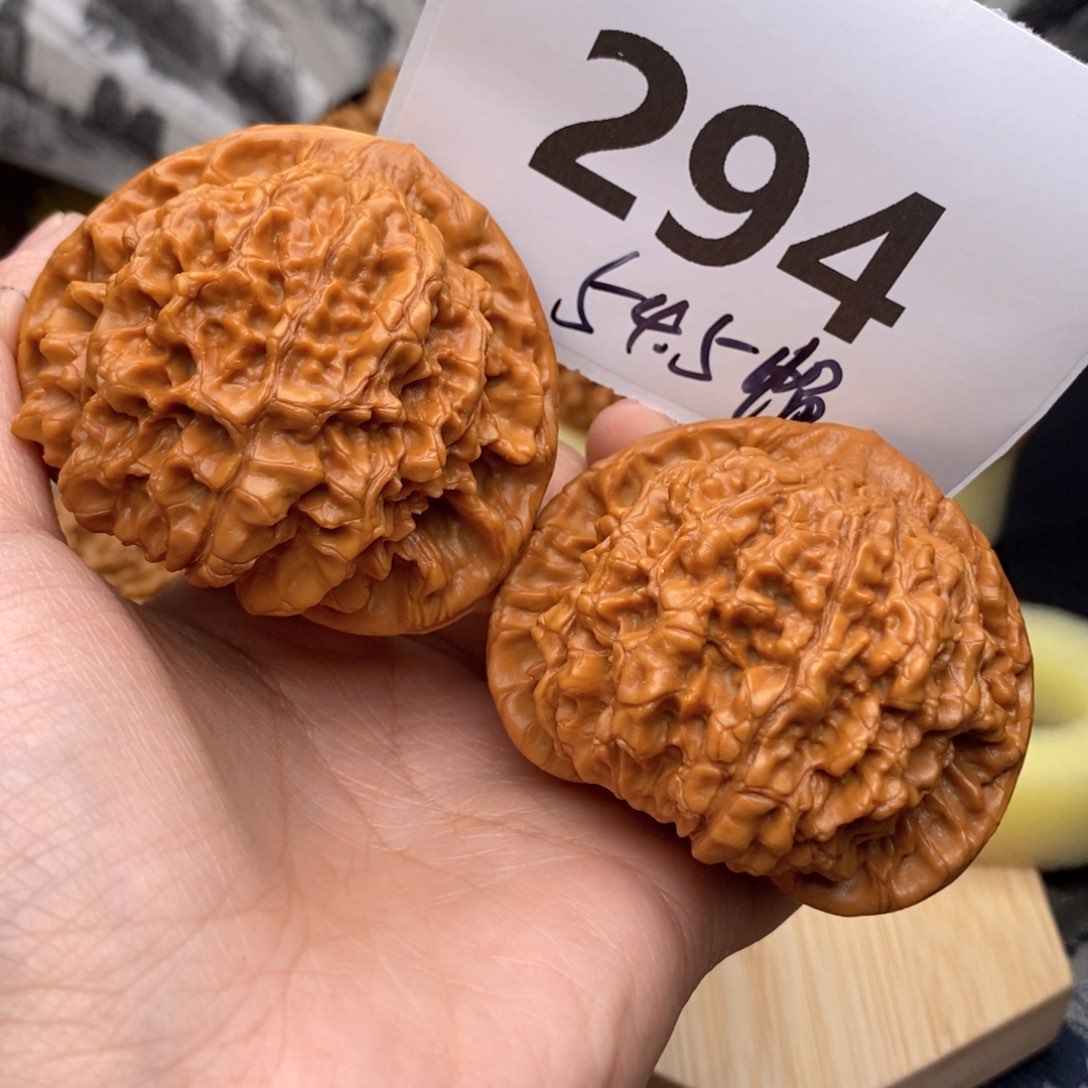 文玩核桃把件294号54.5官帽