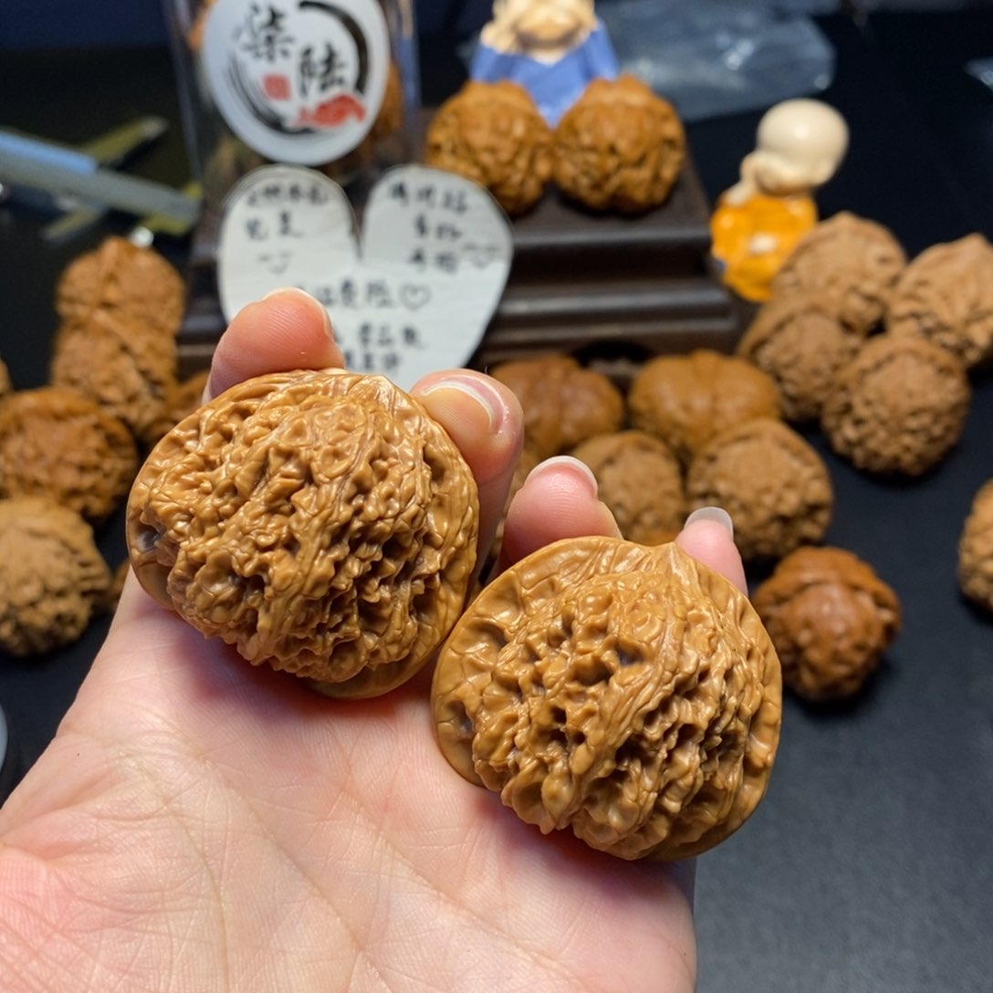 文玩核桃把件40号大团圆40尺打底