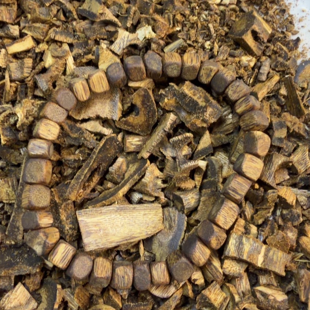 沉香碎屑沉香0.6方糖单圈4克