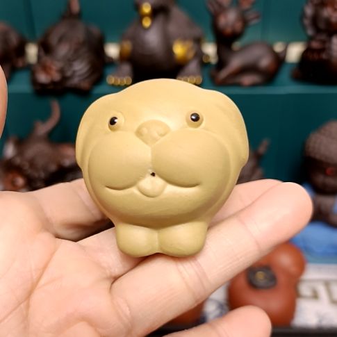 茶宠紫砂小狗茶宠摆件