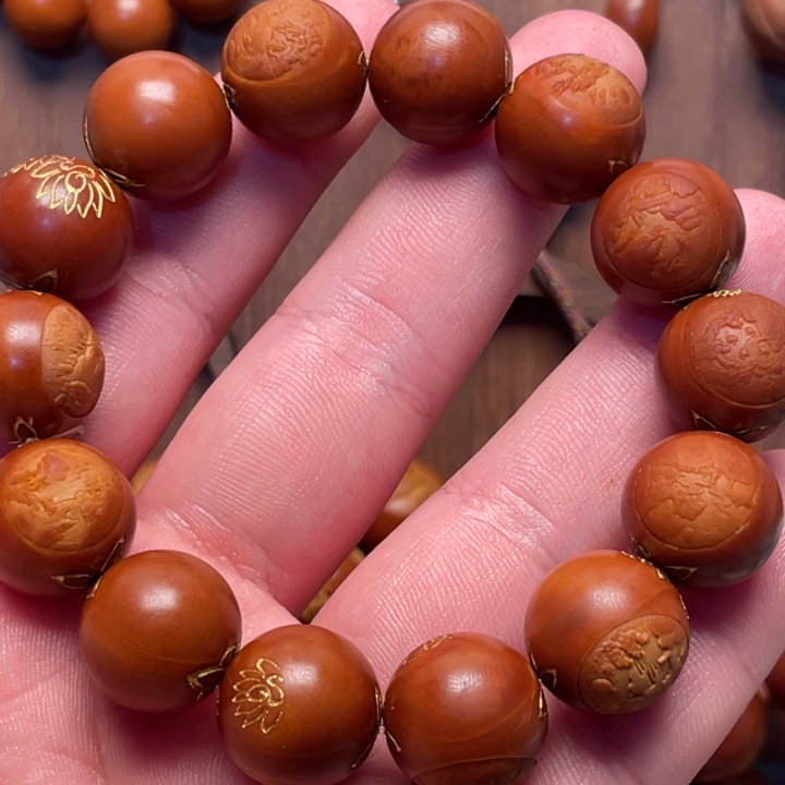 手串/手链橄榄核1.6正圆风景微反油