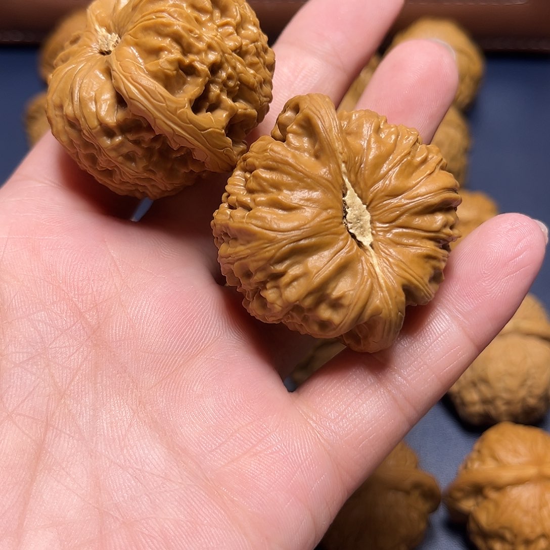 小****文玩核桃把件白狮子44