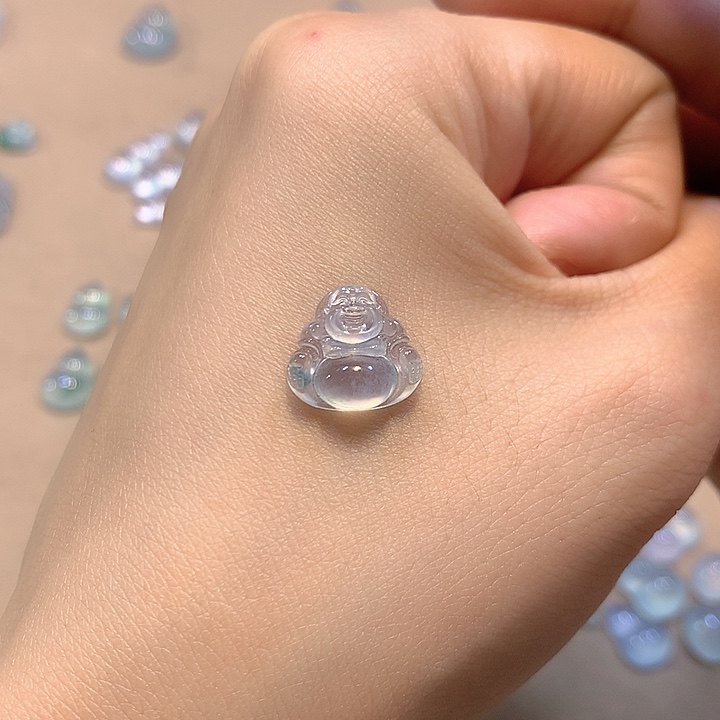 定制翡翠未镶嵌佛公