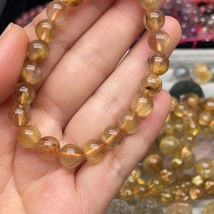 发晶手链未镶嵌定制