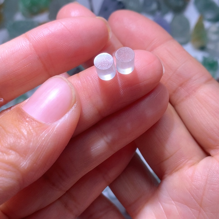 定制翡翠未镶嵌高冰卡5加桶珠