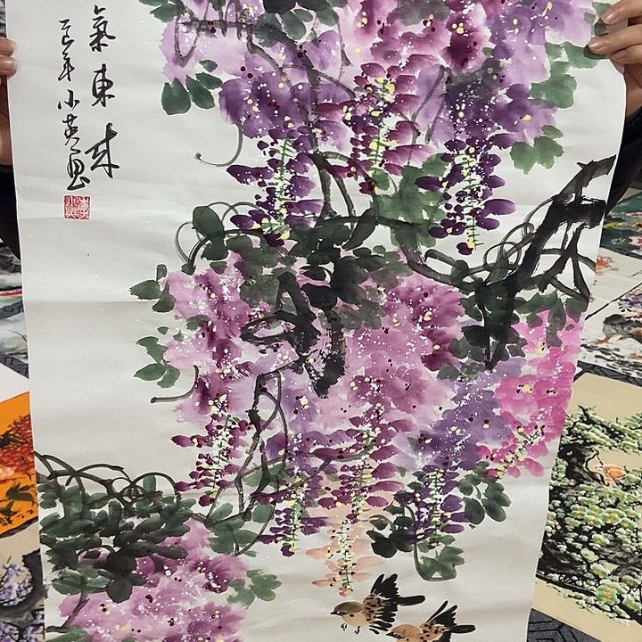 小周画廊的直播间