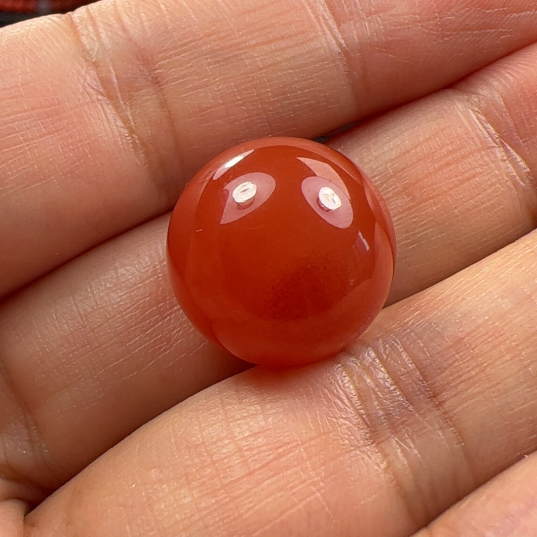 南红玛瑙珠子未镶嵌虪**齺