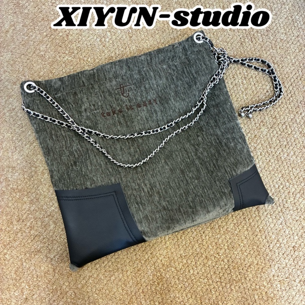 XIYUN：【定制款垃圾袋包包】小众设计款包包~6975#