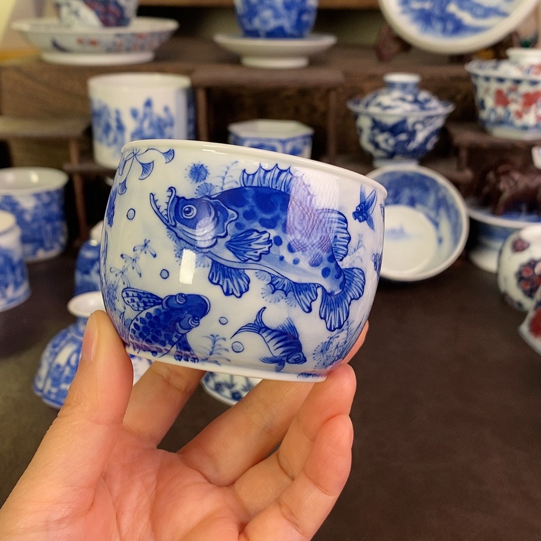 景德镇陶瓷手工手绘