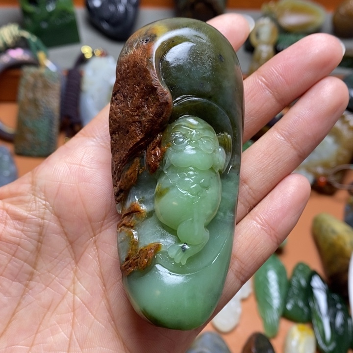 和田玉颈饰未镶嵌