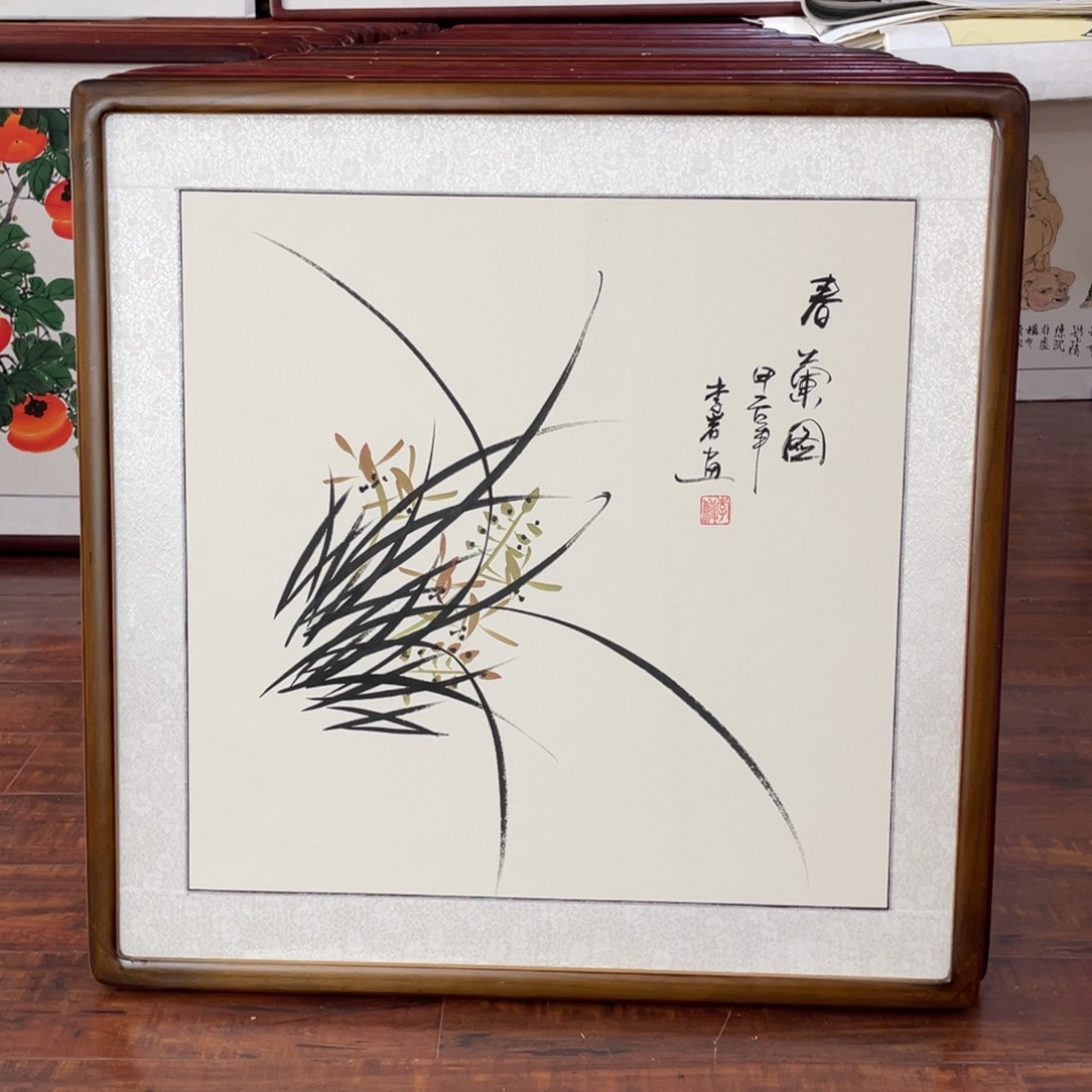 国画带框尺寸63*63厘米