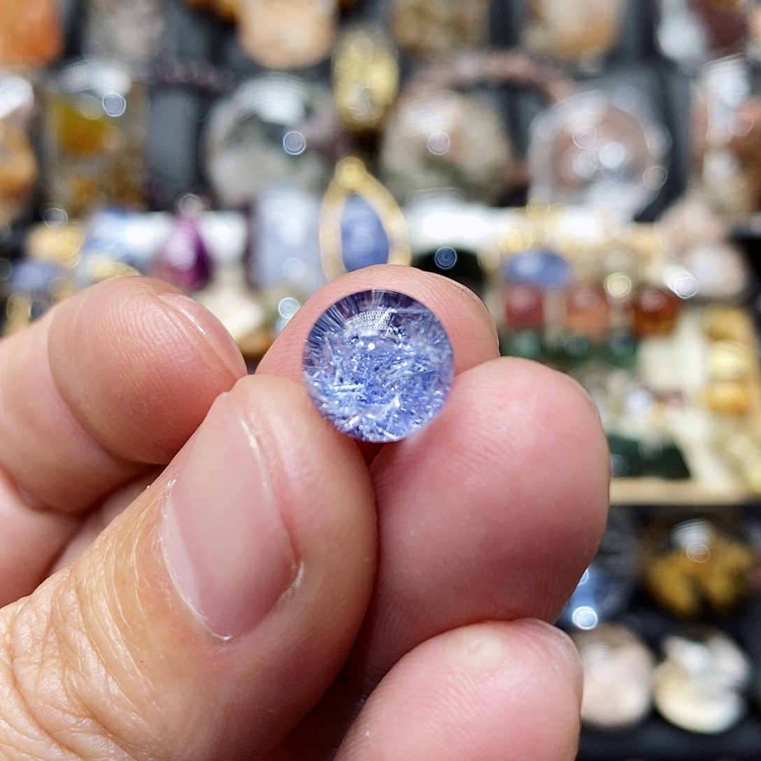 水晶戒指银S925镶嵌糖***?天然精致水晶戒指