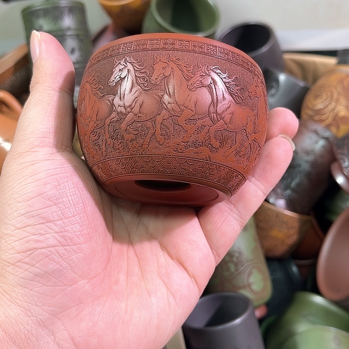 茶杯紫砂全手工紫砂主人杯