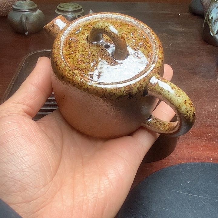 紫砂茶壶柴烧紫砂