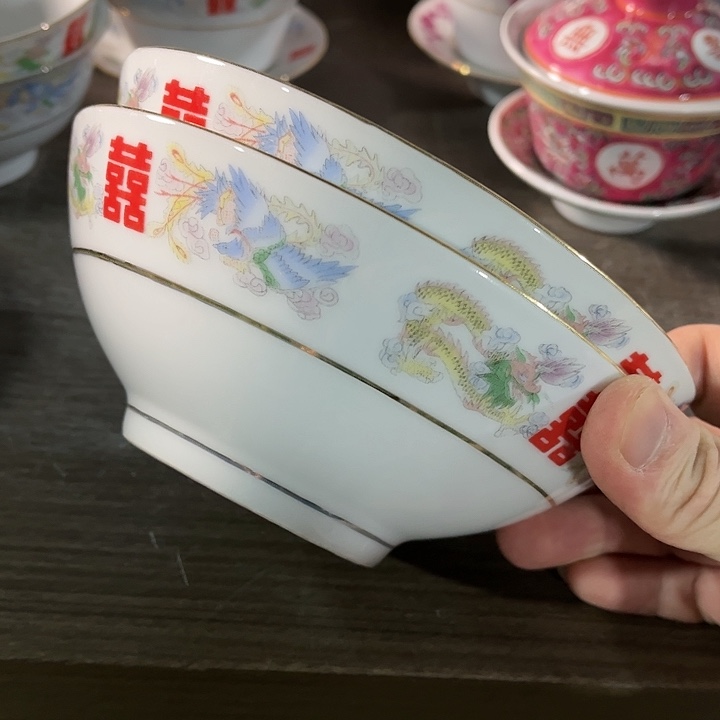 瓷片//////直径15.5厘米。2个。