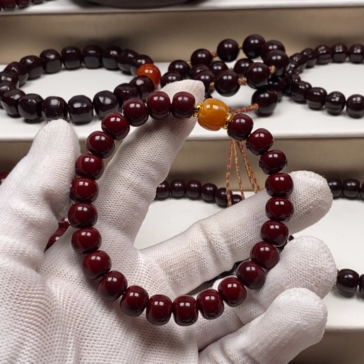 核桃手串/手链赵*猴头雕刻