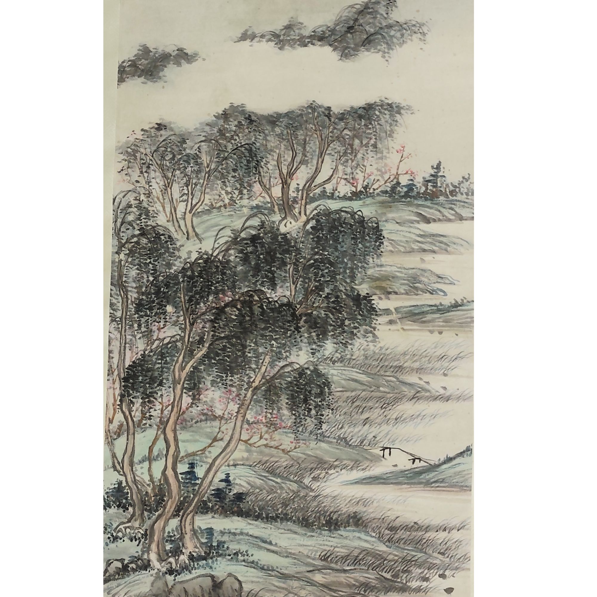 LOT.108 《山水》78*34cm 纸本设色镜片