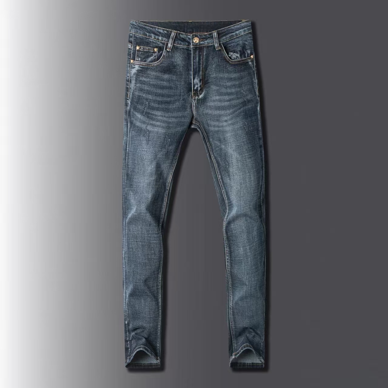 高货轻奢大牛男装牛仔裤孤品尾货断码福利修身弹力时尚