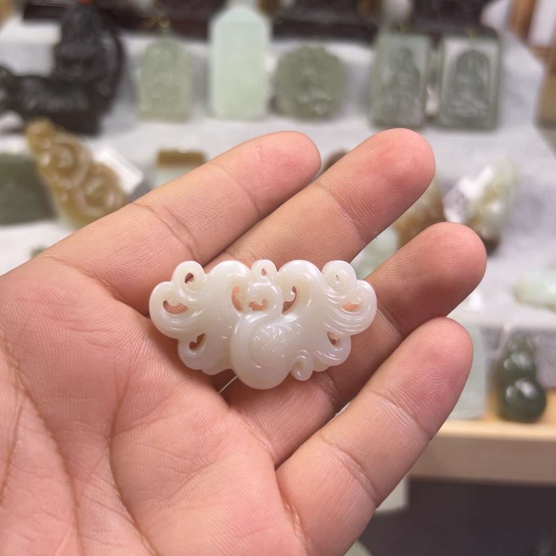 和田玉颈饰未镶嵌❤️***