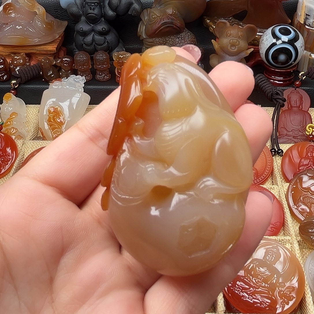 玛瑙/玉髓未镶嵌颈饰