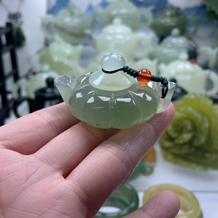 蛇纹石玉手链未镶嵌