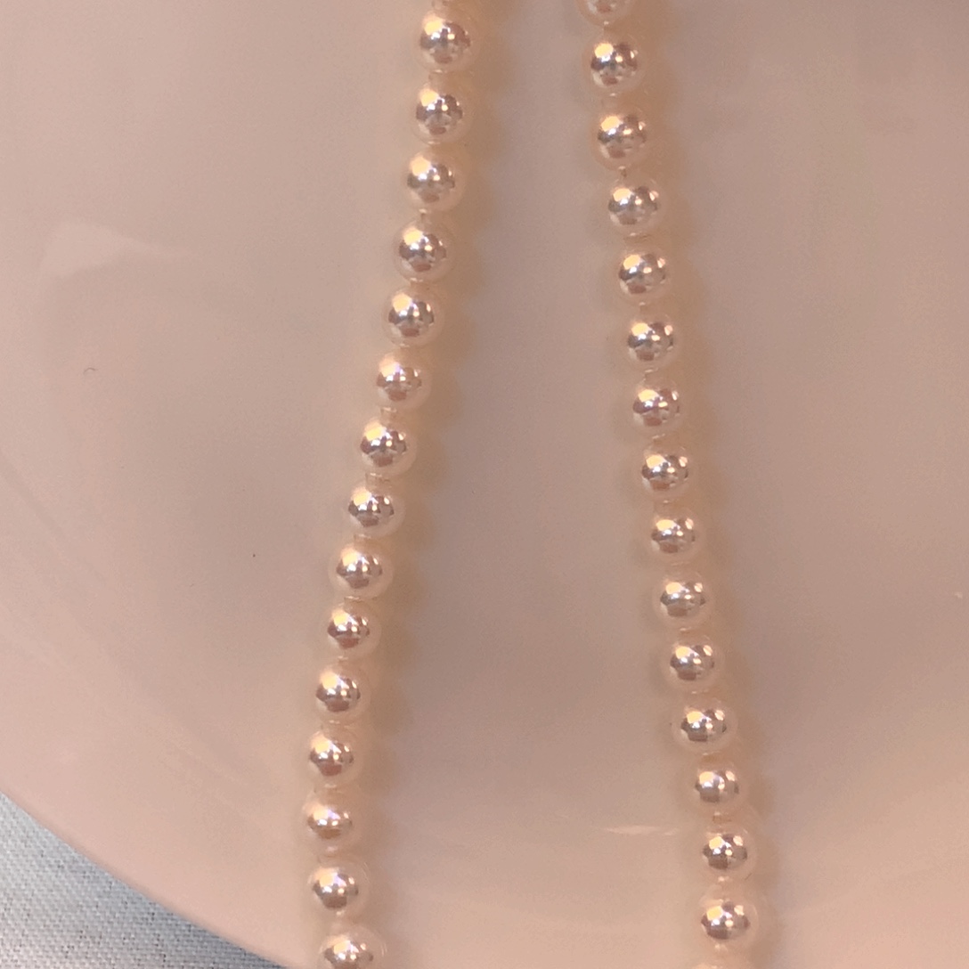 淡水珍珠颈饰银S925镶嵌