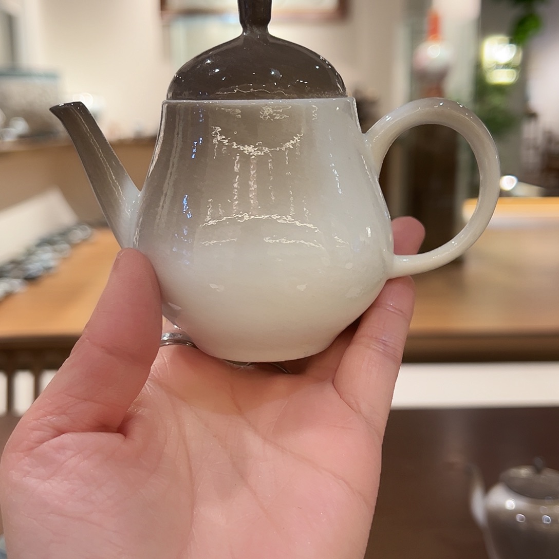 微瑕柴烧裸烧手工壶