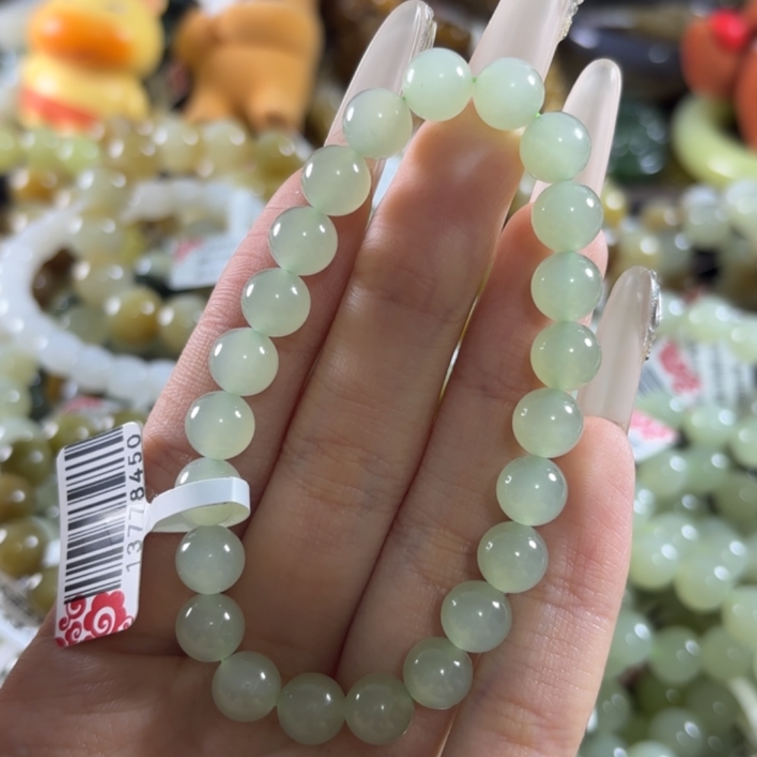 和田玉未镶嵌手链526