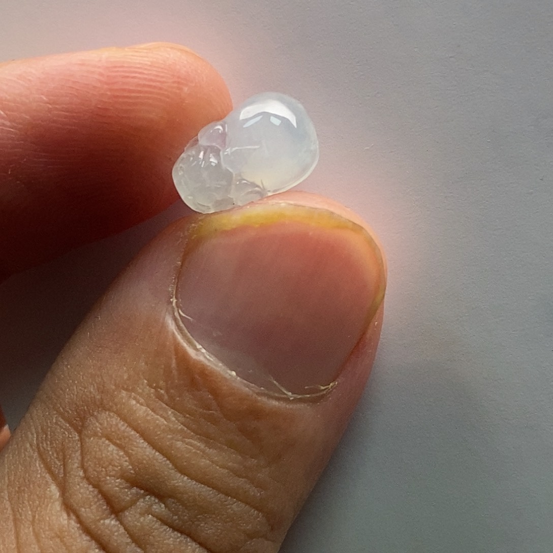 翡翠未镶嵌颈饰天然