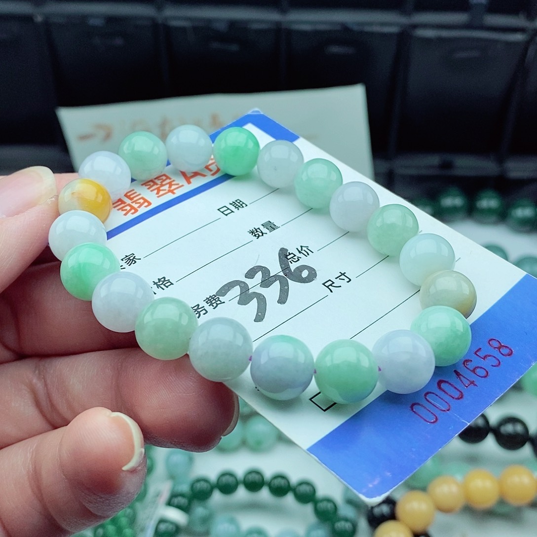 翡翠毛衣链未镶嵌