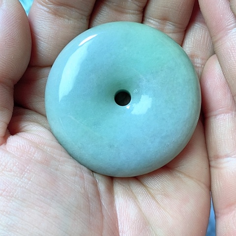 翡翠颈饰未镶嵌天然缅甸翡翠a货