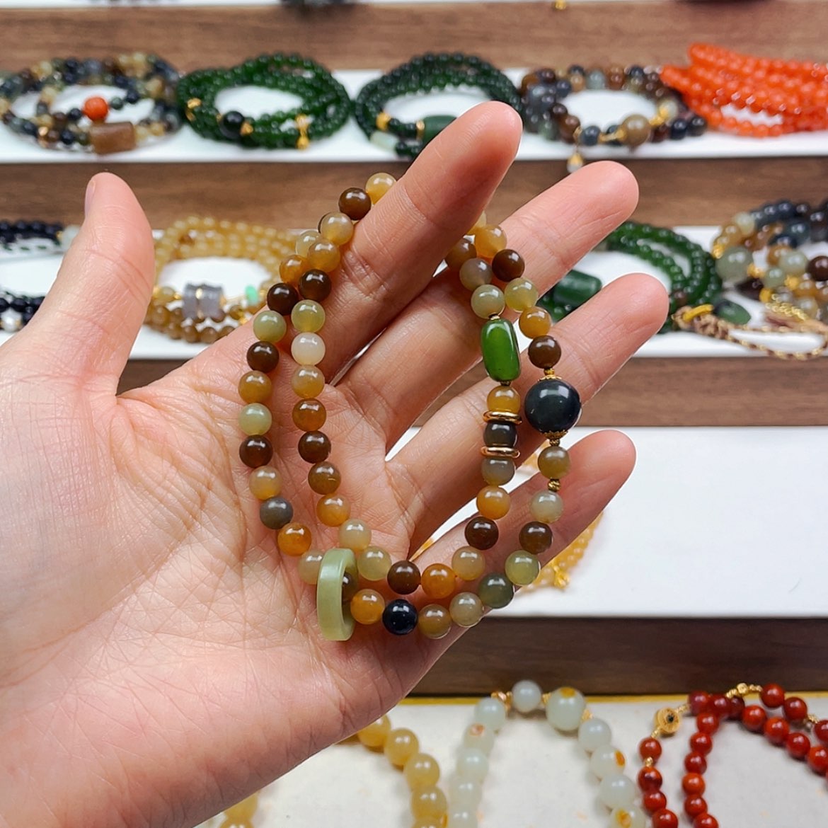 【闪购商品】和田玉未镶嵌手串