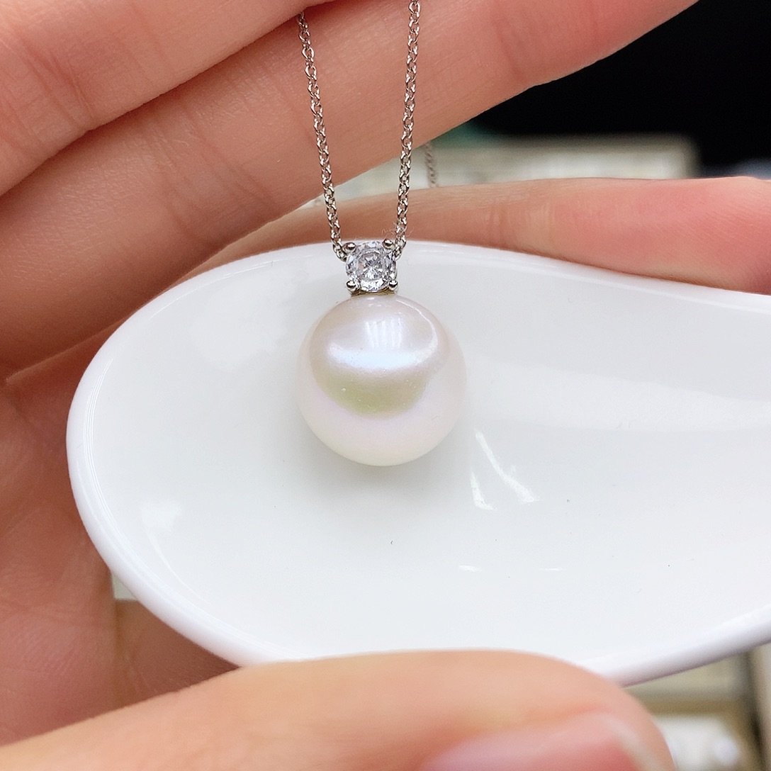 淡水珍珠颈饰合金