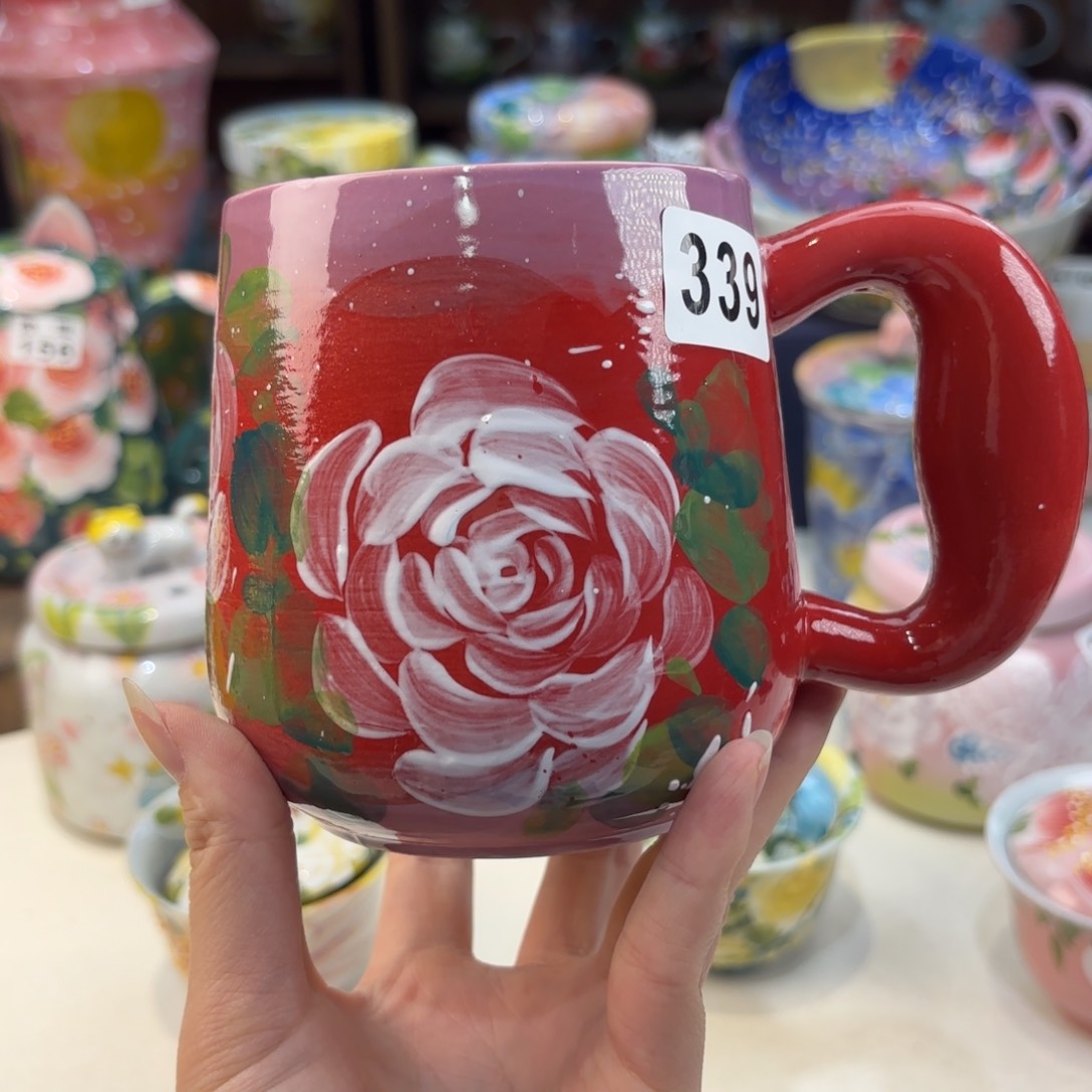 瓷片景德镇手绘高温釉下彩陶瓷茶具