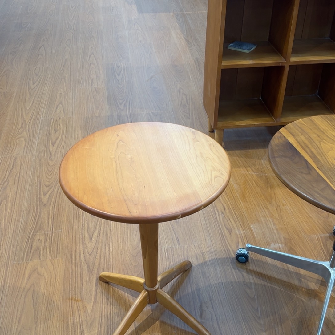 实木樱桃木饼干边几