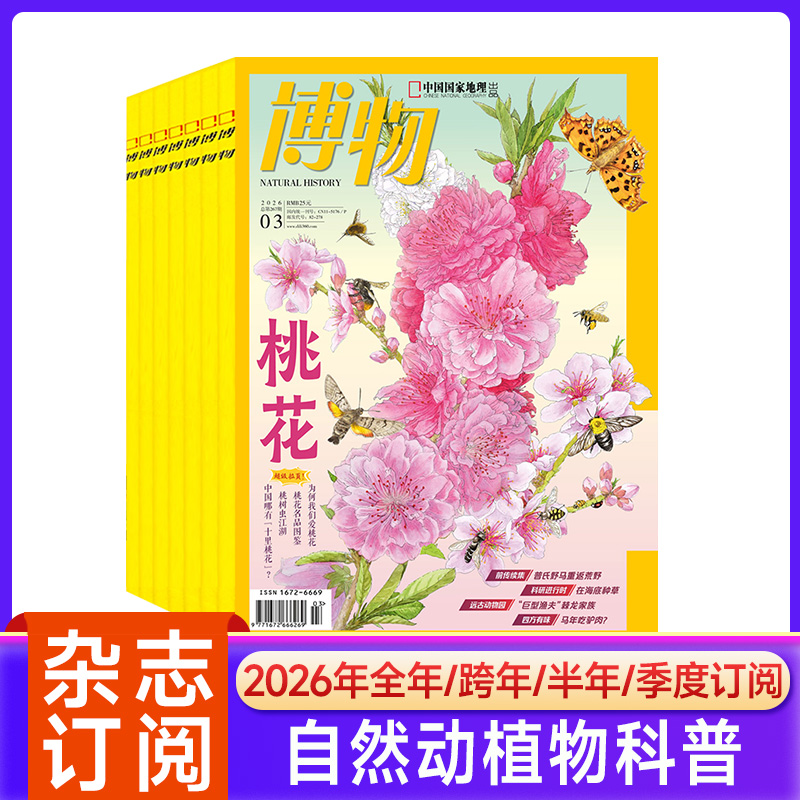 博物杂志书籍2026年1-12月正版订阅孩子中国国家地理小学生杂志