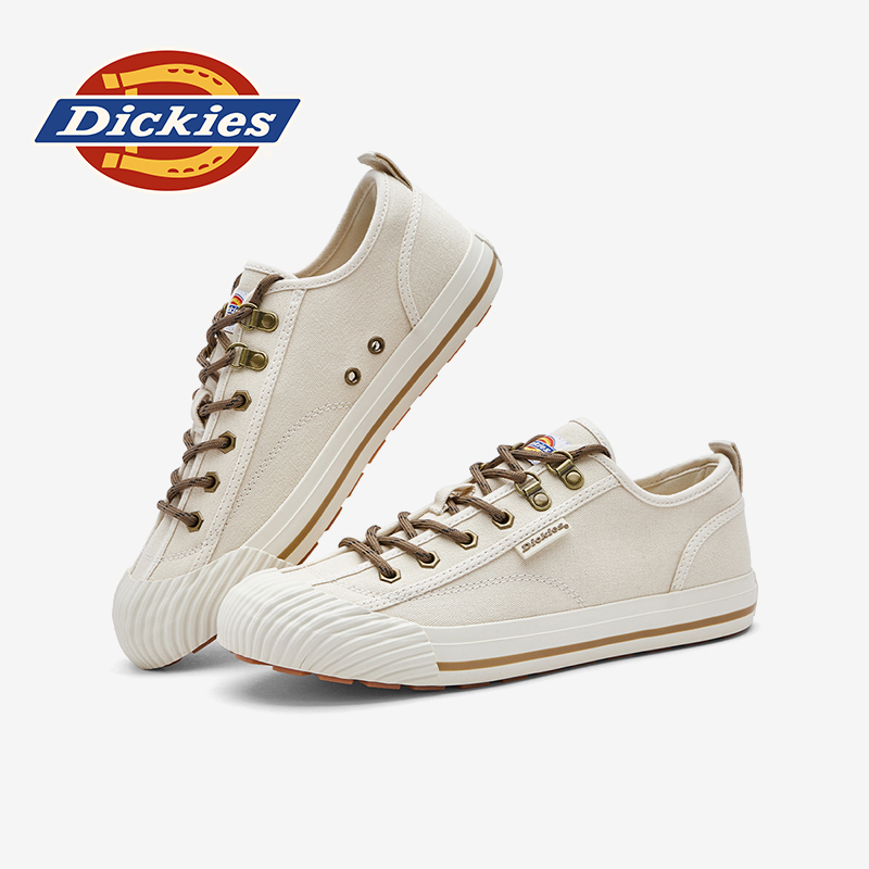 Dickies秋季2025新款单鞋百搭男帆布鞋男鞋透气低帮鞋薄款情侣鞋
