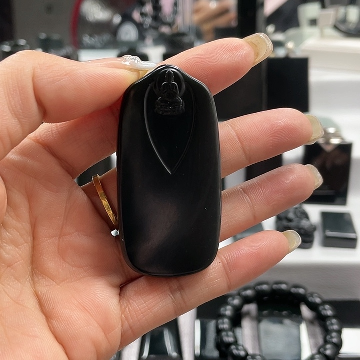 【闪购商品】和田玉（青玉）颈饰未镶嵌深**L