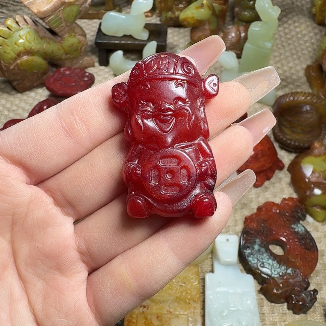 白玉菩提吊坠挂件