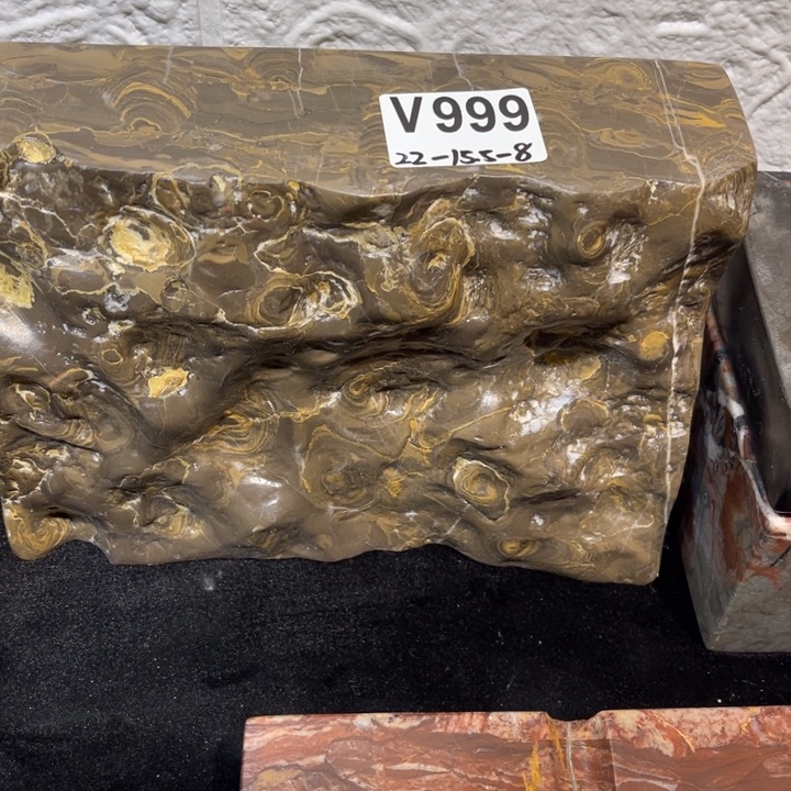 紫砂茶盘长*金钱原皮壶承