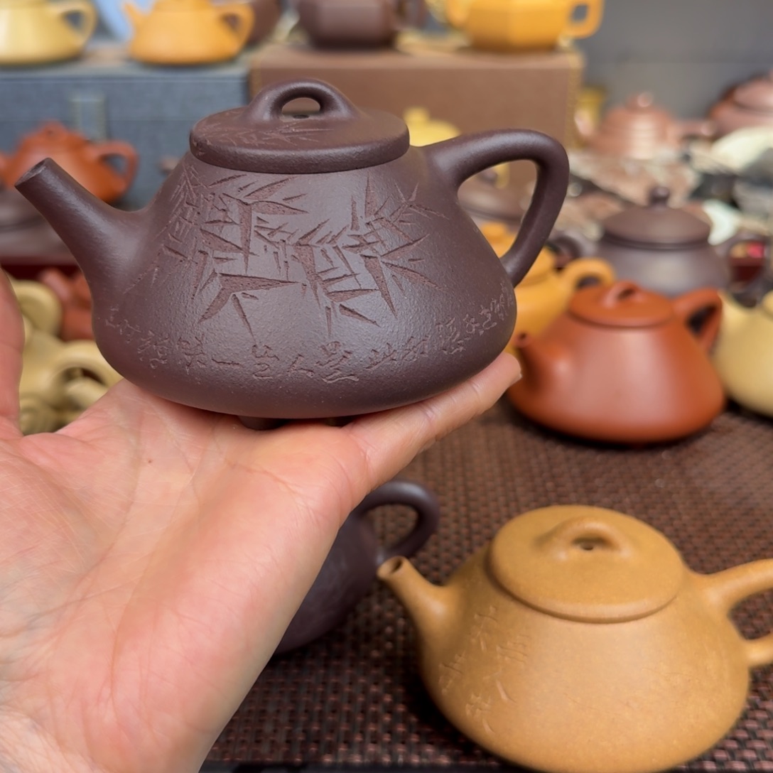 紫泥茶壶天青200毫升左右