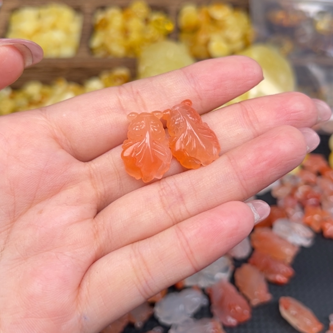 南红玛瑙未镶嵌吊坠(不含链)