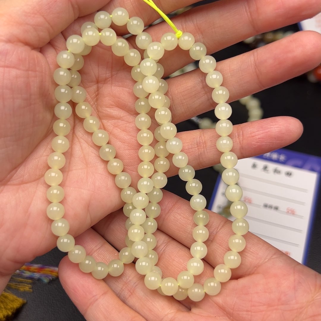 和田玉手链未镶嵌长****侠