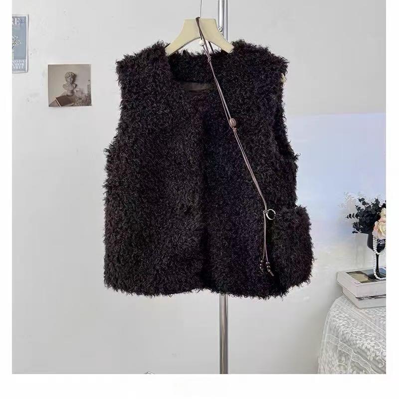 Z衣长55    5817【牛角可颂】毛毛马甲