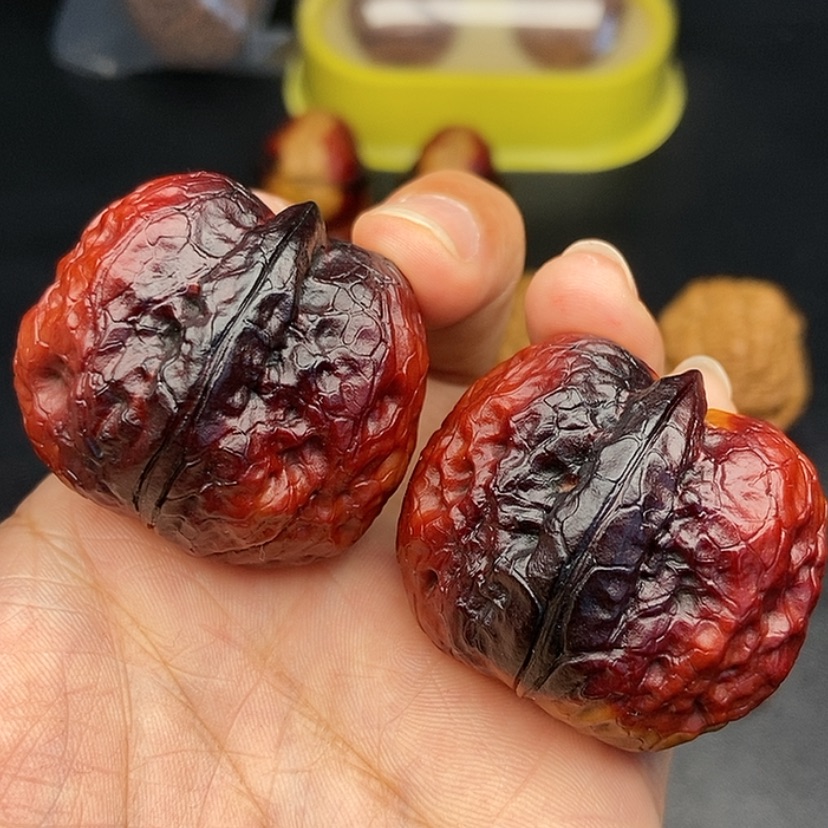 【闪购商品】把件文玩核桃39尺帝王筋元宝