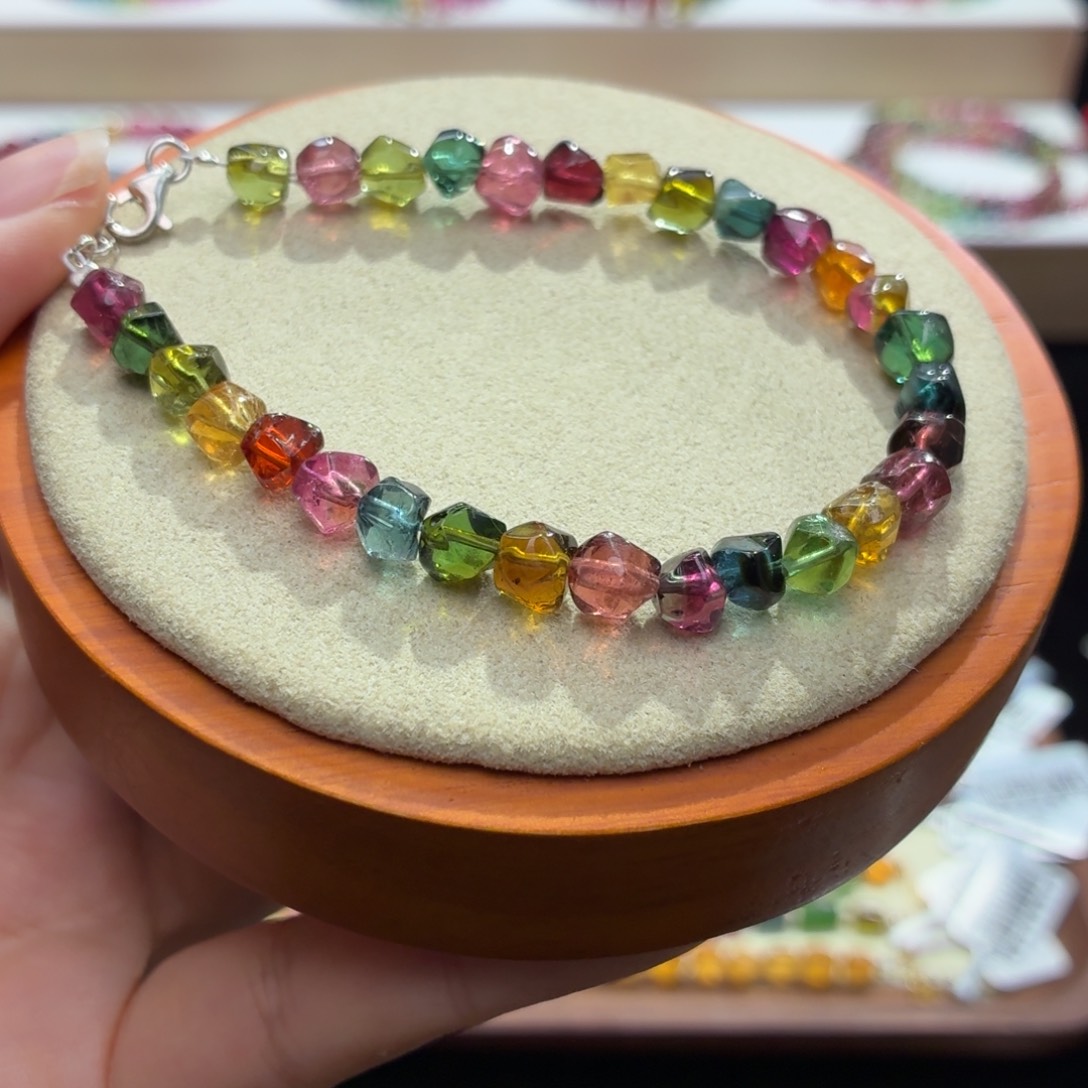 碧玺手串未镶嵌两天看货期